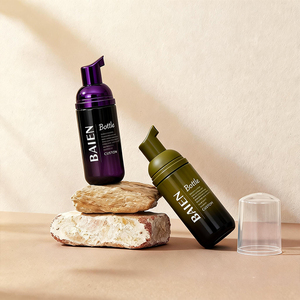 Bouteille ronde en PET écologique de 50 ml pour mousse, petite capacité, flacon d'essai pour nettoyant <span class=keywords><strong>visage</strong></span> en mousse - Product Image 6