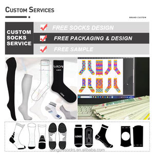 Chaussettes de cyclisme athlétiques personnalisées avec logo, en coton, pour la course et le sport, vente en gros d'usine - Product Image 6