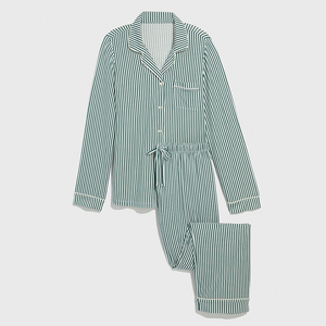 Organic Women's Sleepwear Soft Knit Pajama Set Sustainable Women Loungewear Set Custom Night Wear for Women <strong>Pyjamas</strong> - Product Image 3