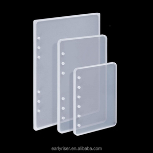 Moule de couverture de cahier Early Riser pour la coulée de résine époxy bricolage <span class=keywords><strong>Silicone</strong></span> moules en <span class=keywords><strong>Silicone</strong></span> transparent outils de gâteau Moule <span class=keywords><strong>Silicone</strong></span> - Product Image 4