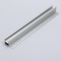 Système de montage de panneaux solaires sur toit, supports et rails professionnels en aluminium série 6000 pour panneaux solaires