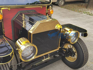 Voiture de tourisme vintage noire 8 places, design classique élégant, prix compétitif, approvisionnement direct auprès d'un fabricant chinois - Product Image 3