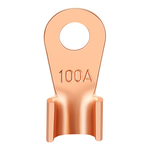 ขั้วต่อสายไฟทองแดง Ichibashi Ot 100A ขั้วต่อทองแดงแท้สำหรับเชื่อมต่อสายแบตเตอรี่ - Product Image 1