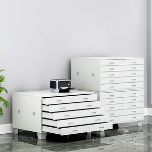 Steel Metal A0/A1 Paper Map Cabinet Plan 5 <b>Drawers</b> File Drawing Storage for Home Office <b>Workshop</b> Rental <b>Drawers</b> - Product Image 1