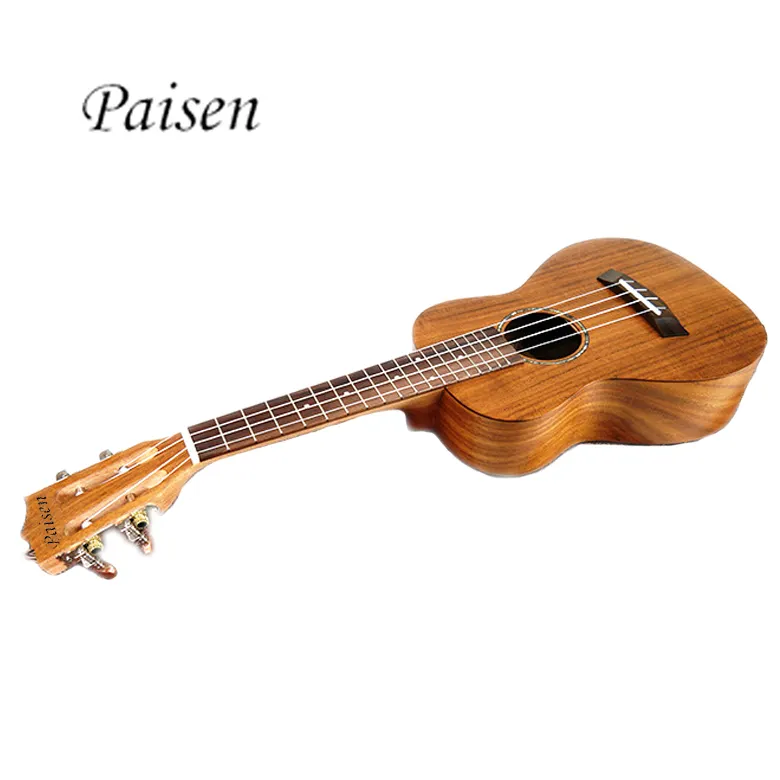 Paisen Ukulele Tenor 26 Inch 4 String Solid Wooden Ukulele Bass Electric Ukulele