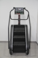 Équipement de fitness commercial d'intérieur : Stepper électrique en acier et ABS, simulateur de course et d'escalade, réglable, écologique et durable