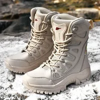 Bottes de randonnée montantes respirantes en cuir peluche pour femme, collection Hiver 2026 – Idéales pour la montagne, le trekking et le camping