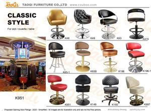 K1027 chaise <span class=keywords><strong>de</strong></span> casino <span class=keywords><strong>de</strong></span> style allemand, <span class=keywords><strong>tabouret</strong></span> <span class=keywords><strong>de</strong></span> <span class=keywords><strong>bar</strong></span> avec accoudoir pivotant pour jeu - Product Image 5