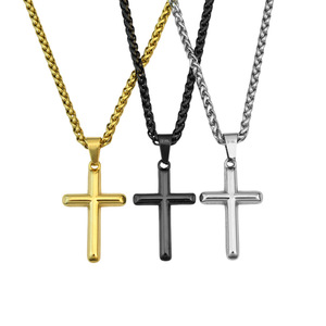 Collar con Colgante de Cruz Cristiana de Béisbol Yoosteel, 2 Piezas, Acero Inoxidable, Versículo Bíblico, Cadena de Bambú de <span class=keywords><strong>22</strong></span> Pulgadas, Regalo Religioso para - Product Image 5