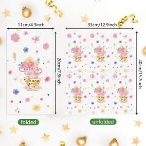 Servilletas de Papel Rectangulares de 2 Capas Desechables Impresas para Fiestas de Cumpleaños - Product Image 2