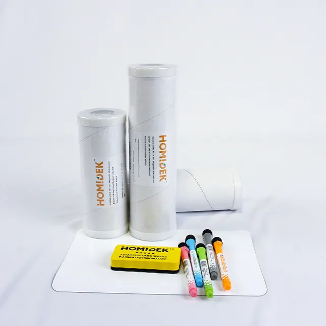 HOMIDEK Magnetic Whiteboard Dry Erase Drawing and Writing Decorative Magnetic Whiteboard