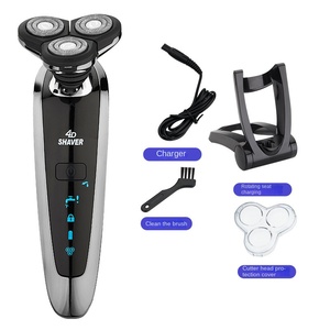 Fabricants de rasoirs électriques rechargeables, lavables sur tout le corps, avec affichage numérique intelligent, multifonctionnels pour la barbe et le corps - Product Image 5
