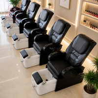 Fauteuil de pédicure électrique haut de gamme réglable, sûr et confortable, sans tube, avec chaleur et massage pour la thérapie des pieds, idéal pour les salons de manucure professionnels et les spas.