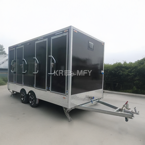 Vente en gros de toilettes portables préfabriquées pour l'extérieur, mobiles, avec poignée pliable, pour camping-car, caravane, salle de bain portable - Product Image 3