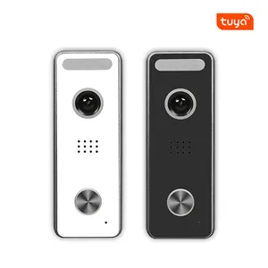 Visiophone avec sonnette vidéo wi-fi ip 1080 px, interphone vidéo, contrôle à distance via application mobile tuya smart