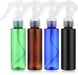 100ml-500ml White <b>Black</b> Amber Transparent PET Fine Mist Cosmetic Toner Perfume Trigger Spray Bottles Custom Colors Silk Screen - Product Image 1
