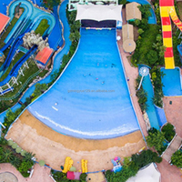 Équipement de piscine de vague de tsunami artificiel de machine de piscine de vague de plage de mer de parc aquatique commercial