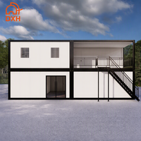 conteneur détachable préfabriquée moderne en usine Construction en acier à 2 étages Conteneur Site Bureau Appartement Hôtel