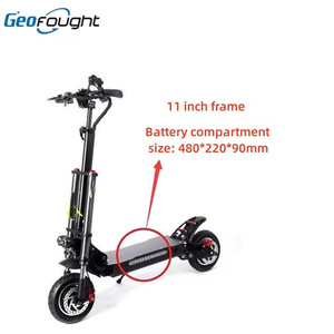 Pièces de scooter Geofought E5B Boyueda S3 S5, châssis de scooter électrique en alliage d'aluminium de 11 pouces (150 mm) - Product Image 4