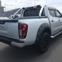 Accessoires extérieurs automobiles KQD, extensions d'ailes de roue en ABS, finition noire mate, pré-attachées avec adhésif 3M, ensemble de 8 pièces, compatibles