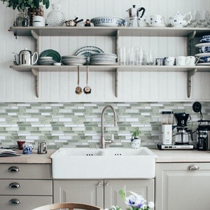 Grey Subway Marble Look Peel & Stick Wall Tile Sticker <span class=keywords><strong>Vinilo</strong></span> <span class=keywords><strong>Cocina</strong></span> Baño Backsplash <span class=keywords><strong>Azulejos</strong></span> Stick <span class=keywords><strong>Azulejos</strong></span> para paredes - Product Image 3
