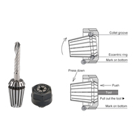 Collet ER11 HYCNC pour broche de routeur CNC et outil de maintien pour machine de fraisage