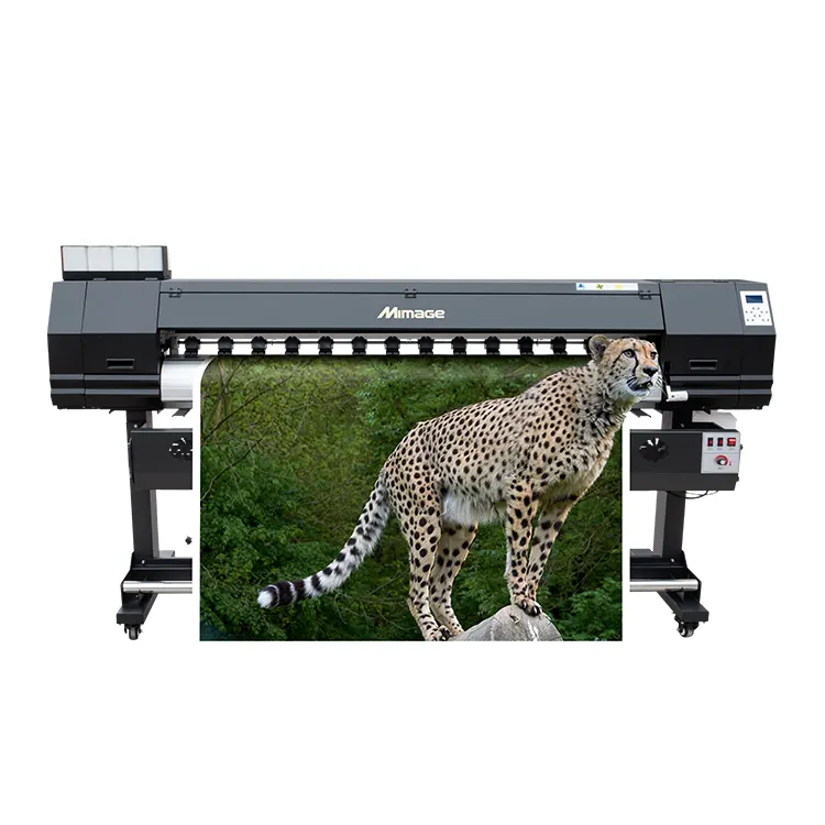 Mikage Mesin Cetak Tekstil Sublimasi, Format Besar Eco Solvent Printer Inkjet 5ft/6ft 1.6M/1.8M