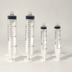 Injecteur 5ml à <span class=keywords><strong>200ml</strong></span> <span class=keywords><strong>Seringue</strong></span> industrielle à poussée manuelle non stérilisée Luer Lock/<span class=keywords><strong>Seringue</strong></span> distributeur à bouche droite - Product Image 1