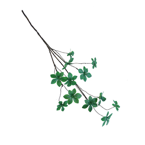 Hojas de Plantas Verdes Artificiales, Decoración del Hogar Simple y Fresca con Forma de Campana Japonesa, Arreglo Floral Suave para Muebles - Product Image 2