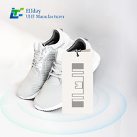 Étiquette RFID ELFDAY LT-TAG pour vêtements, papier UHF 860-960 MHz, portée 10 m, pour la gestion des stocks d'hôtels et de vêtements, antivol