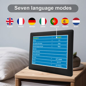 Giá tốt Wifi kỹ thuật số calenadar nhà Trạm thời tiết kỹ thuật số Nhiệt kế ẩm kế trong nhà ngoài trời cảm biến không dây thời tiết - Product Image 4