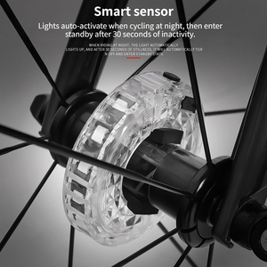 Colorful LED Bicycle <strong>Hub</strong> <strong>Lights</strong> Smart Sensor Wheel <strong>Lights</strong> Waterproof ABS/PC Material Battery Power Supply - Product Image 3
