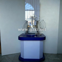 Machine de loterie à souffleur de couleur personnalisée, console de jeu, machine à tirage de billes de loterie, machine de bingo de loterie, jeu de Kino, marque HUAXI