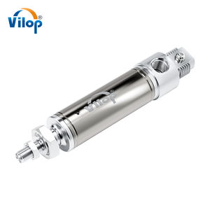 Cilindro de aire neumático de acción simple tipo Bimba de 3/4 pulgadas, retorno por resorte, montaje de pivote trasero, línea redonda para piezas neumáticas - Product Image 1