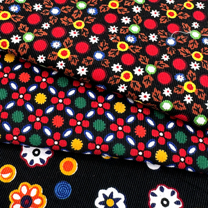 Trung Quốc Nhà máy giá rẻ Giá 100% cotton 21 wale 128gsm Dobby màn thân thiện với môi in vải to sợi vải cho Nepal - Product Image 3