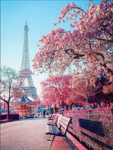 40*50cm 5d Diy Full Round Drill Wholesale Diamond Painting Tour Eiffel Cross Stitch Embroidery Kits Art Decorations For Home - Product Image 3