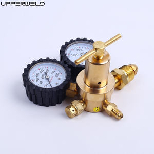Regulador de nitrogênio de bronze 800 psi, regulador de pressão de saída cga580 com medidores duplos - Product Image 3