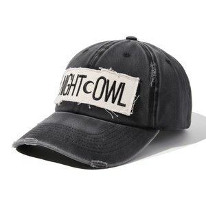 Casquette de baseball en coton lavé personnalisée OEM, 6 panneaux, non structurée, brodée, casquettes de papa en gros pour hommes - Product Image 1