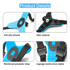 YEAH support de mentonnière de casque de moto pour <span class=keywords><strong>GoPro</strong></span> <span class=keywords><strong>Hero</strong></span> 11/10/9/8/7/(<span class=keywords><strong>2018</strong></span>)/6 noir, DJI Osmo Action 3/2, Insta360, AKASO - Product Image 3