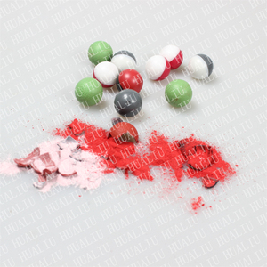 Billes de peinture multicolores personnalisables de calibre 0,68 de 2025 avec coque en PLA à 5% de poudre pour l'autodéfense et le tir - Product Image 5