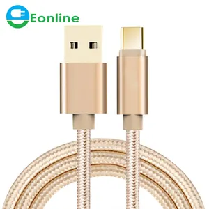 1M 2M 3M Micro USB Typ C Kabel Für Samsung Android Schnell ladung Braid Ladegerät USB Kabel Handy Kabel Kabel