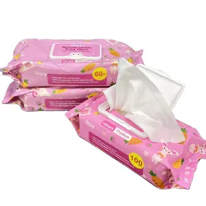 Fabricant OEM de lingettes humides pour bébés Nature pour lingettes pour bébés peau sensible lingettes pour bébés tendres