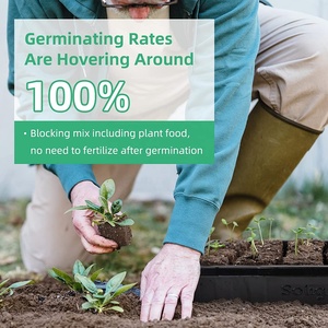 Strumento <span class=keywords><strong>di</strong></span> blocco dello stampo da 2 pollici per il creatore <span class=keywords><strong>di</strong></span> blocchi <span class=keywords><strong>di</strong></span> terreno a 4 celle per il blocco del suolo per la germinazione dei <span class=keywords><strong>semi</strong></span> con una comoda maniglia - Product Image 6