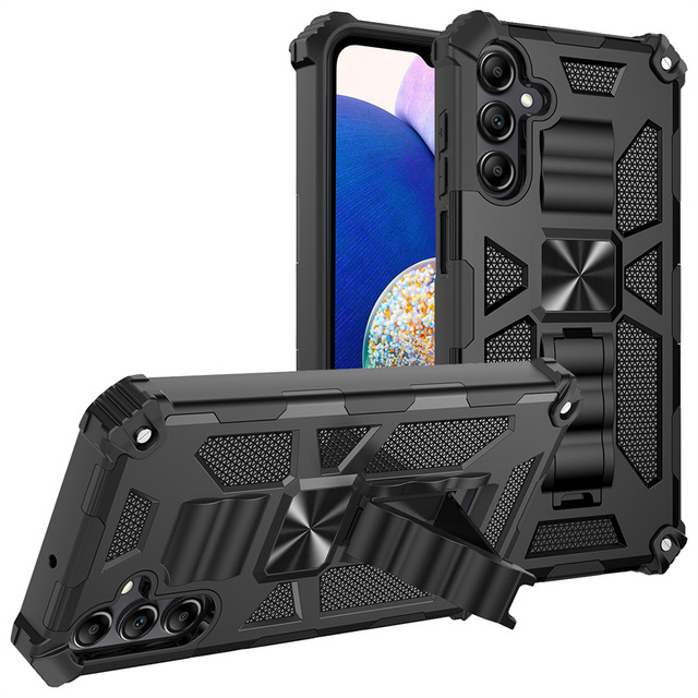 Hybrid Dual Layer Heavy Duty Holder Armor Phone Case for Samsung Galaxy A16 A06 A55 A35 A05 A05S A25 A24 A34 Kickstand Back Case