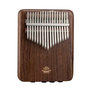 A-17 Key Electric Kalimba American Black Walnut Thumb Piano Kalimba Musical Instrument Percussion Wooden Drum Kalimba