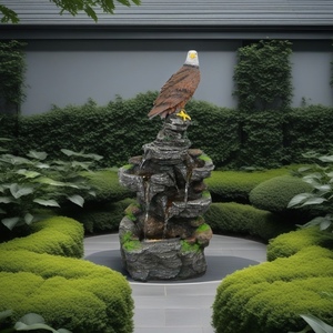 Fontaine d'eau en cascade de luxe American Eagle, design en résine sécuritaire <span class=keywords><strong>pour</strong></span> l'extérieur, style <span class=keywords><strong>artificiel</strong></span> <span class=keywords><strong>pour</strong></span> le <span class=keywords><strong>jardin</strong></span> - Product Image 3