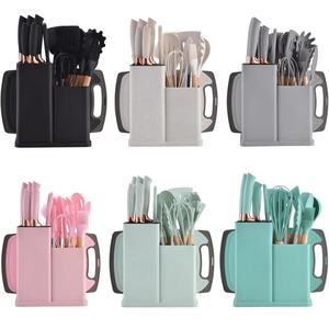 <span class=keywords><strong>Set</strong></span> peralatan dapur Esensial, peralatan memasak, silikon 19 buah, versi timbangan tebal 1850g - Product Image 1