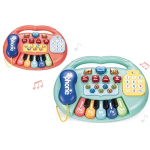 Early Education Plastic Mini Kids Rich Function Learning Piano Keyboard Musical Toys