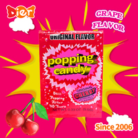 Bonbons en gros personnalisés sous marque privée Halal, bonbons durs effervescents fruités, acidulés, sucrés, saveurs variées, bonbons chinois, sachet de bonbons jouets pour enfants