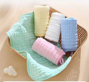 100% cotton lớn 25*25cm thêm mềm mại và thấm Muslin bé ợ vải cho bé trai bé gái ợ vải - Product Image 5